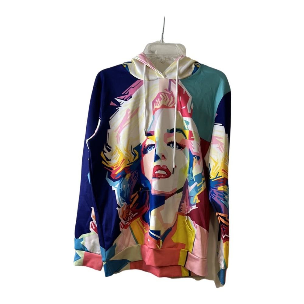 Marilyn Monroe Sz Medium‎ Colorful Graphic Hoodie